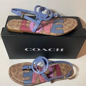 🎉🔥🔥( New) Coach Signature Sandal